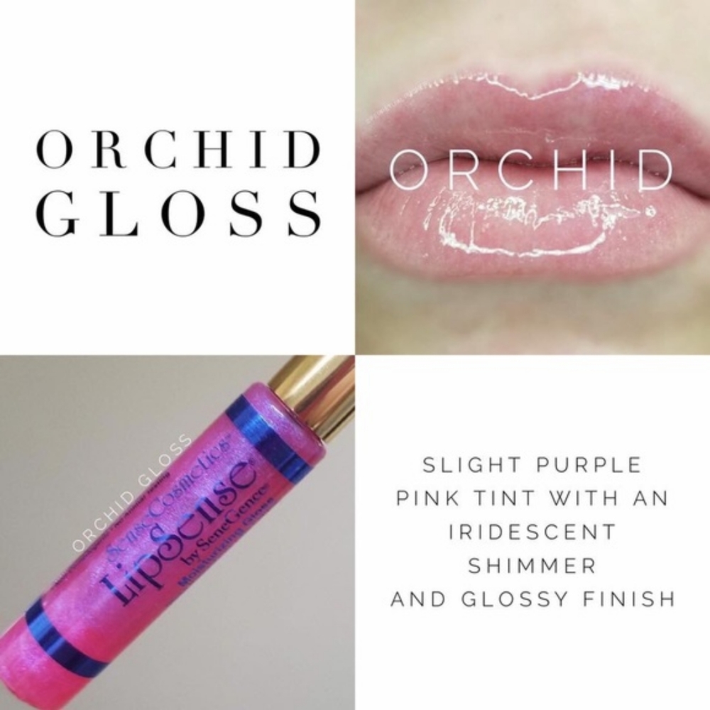 Orchid lip gloss